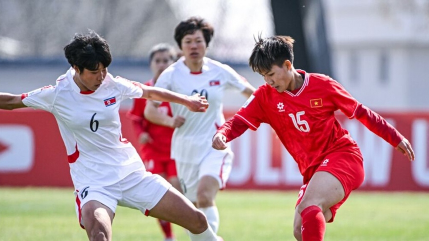 Kết quả U20 nữ châu Á: U20 nữ Việt Nam thua U20 nữ Triều Tiên 0-6